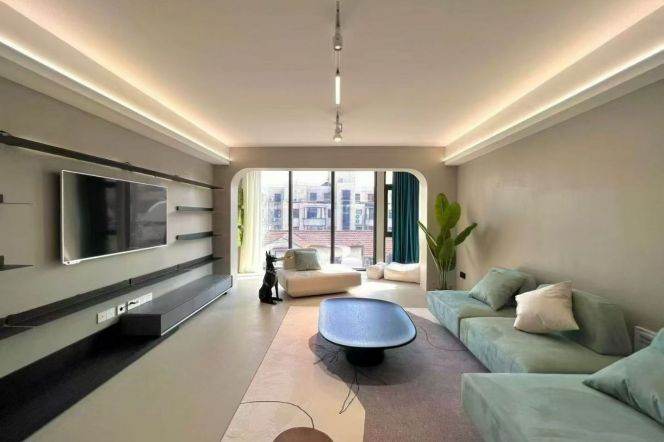 Wukang Road 3br with Terrace,Line 10/11 Jiaotong University,Shanghai Library St.