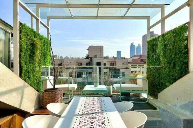 Wukang Road 3br with Terrace,Line 10/11 Jiaotong University,Shanghai Library St.