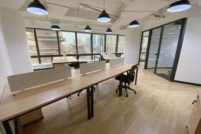 150sqm furnished office Jing'an Temple