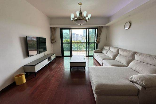 modern 3brs floor heating open balcony in most popular compound Lujiazui IFC 24.5K
