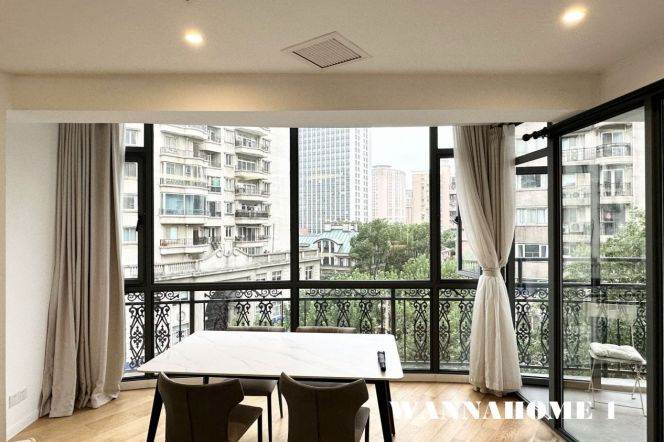 Nice Compound+Spacious&Modern&Bright 2Bdrs 2Baths Apt+L7/9 Zhao Jia Bang Rd+Open Balcony