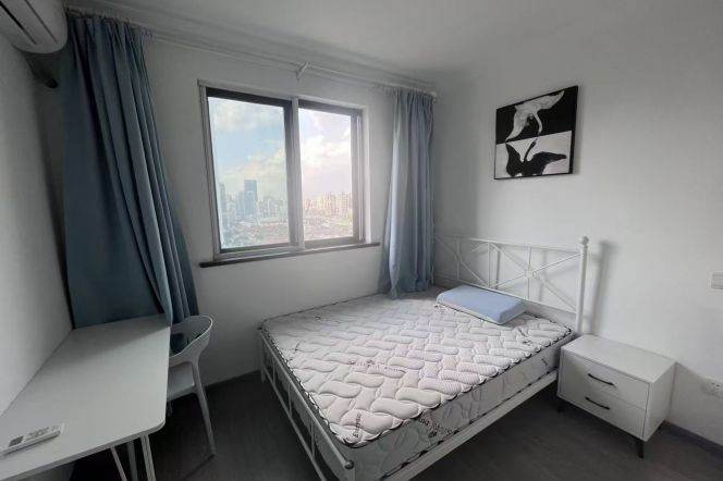 Two rooms are available In Nice shared apt great view on 27 floor in West Nanjing Road