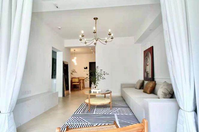 14k Cozy 2Br with floor heating Nr  Caoyang Rd.line3/4/11/14