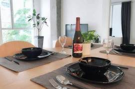 Modern-designed 2br serviced apt in Xuhui nr L3,4,9