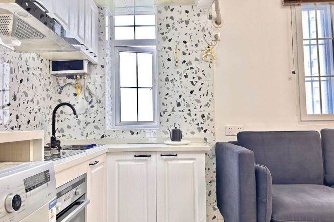 70 sqm modern 1 br Apt &elevator &oven/Hengshan rd 8.5K