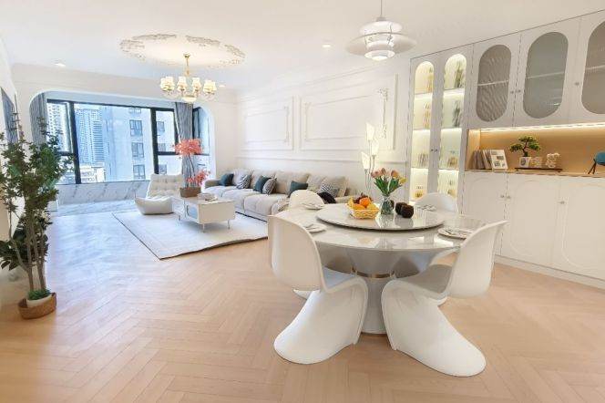 modern 3brs floor heating modern furniture western kitchen in Xintiandi 26.6K