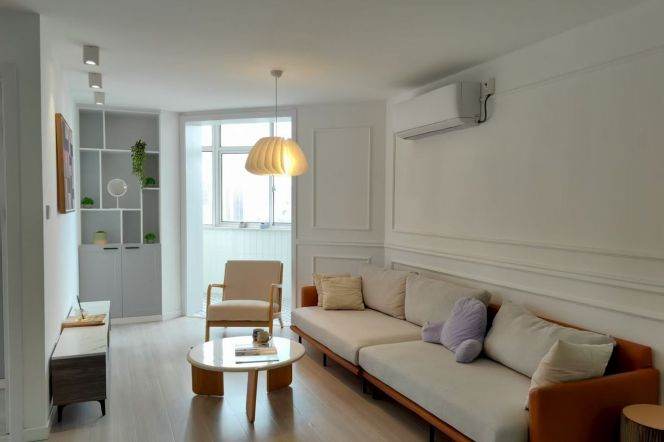 High rise one bedroom elevator Apt +dryer+oven@L2/4Zhongshan Park