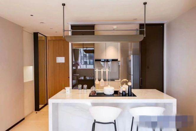 Brand-new luxury 1br serviced apt in Jing'an nr L3,4,8