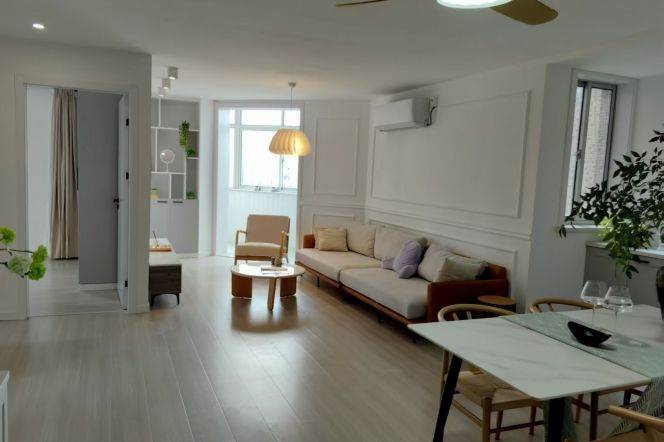 High rise one bedroom elevator Apt +dryer+oven@L2/4Zhongshan Park