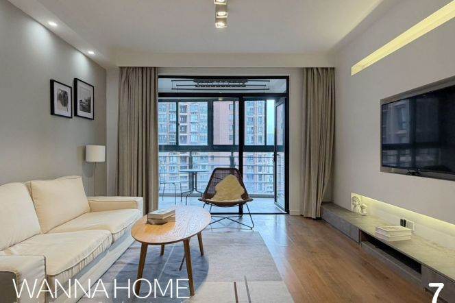 Garden Compound/Zhongshan Park/Balcony/Fixed Parking/Large Storages/Cozy3br2bt