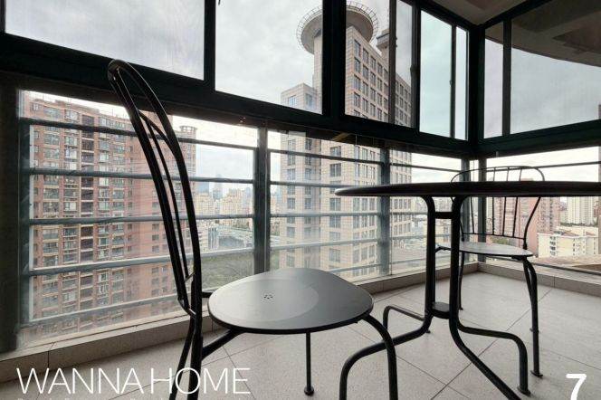 Garden Compound/Zhongshan Park/Balcony/Fixed Parking/Large Storages/Cozy3br2bt