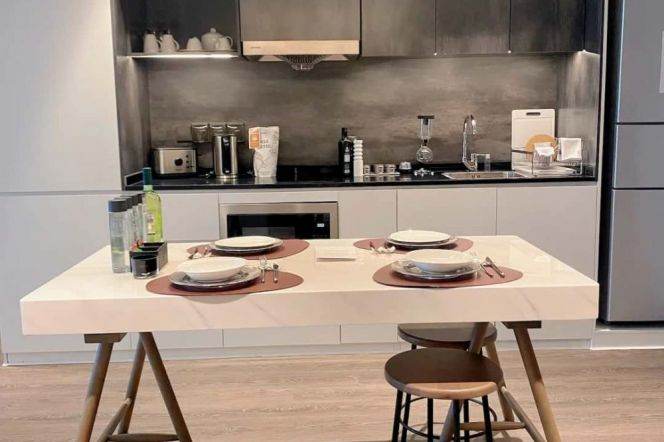 Somerset Xuhui Riverside 1br serviced apt in Xuhui W.Bund L15 all incl