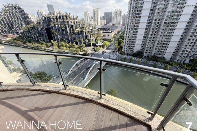 Forest Compound/Amazing Suzhou Creek View/Thousand Trees/Brand New/Large Storages/Cozy3+1br2bt