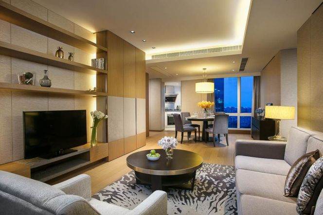 Kerry Residence top quality 2br serviced apt in Jing'an Temple L2,7,14