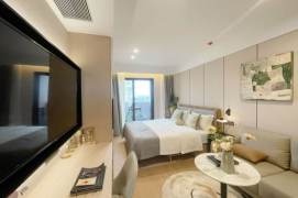 1br, balcony , across from park, Subway L8Shiguang, Key, 5.2k