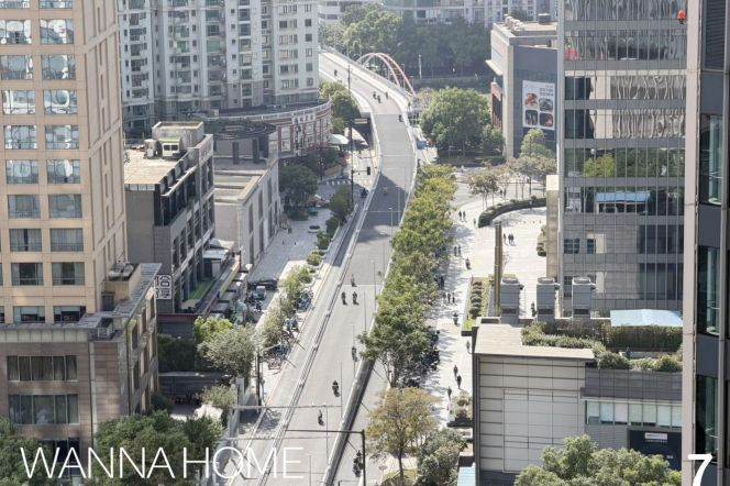 Luxury Building/Line 1/12/13 MT/Suzhou Creek/Open Balcony/Bathtub/Large Storages/Cozy2+1br2bt