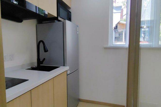 Bright & Cozy 1 br with floor heating on ChangLe Rd in Old XuHui ,L 13 Middle HuaiHai Rd St.
