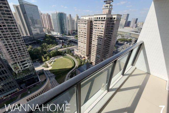 Luxury Building/Line 1/12/13 MT/Suzhou Creek/Open Balcony/Bathtub/Large Storages/Cozy2+1br2bt