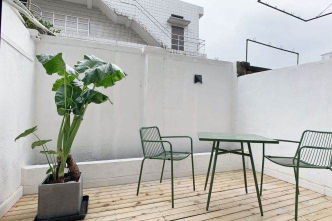 Nice yard 1Br/1Lr/1Bt apt nr Hongqiao rd,M3/4/10