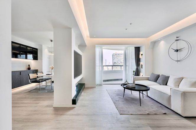 South Shaanxi Rd metro/2br1bt/central AC/floor heat/oven/outdoor balcony