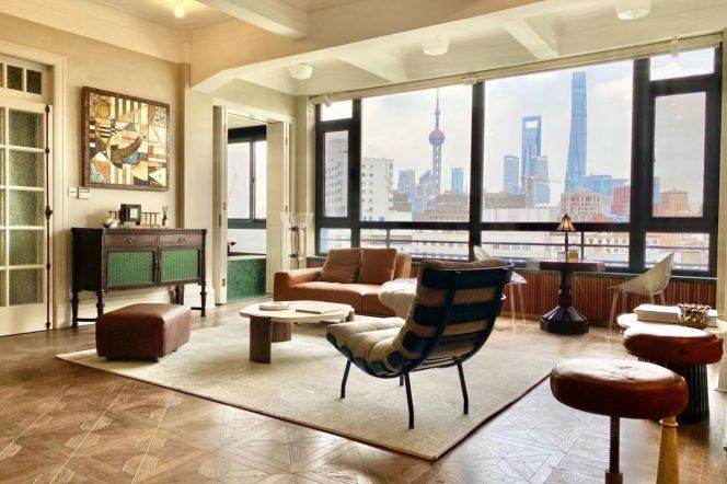 Morden 2brs with floor heatig and river view beside Su zhou river