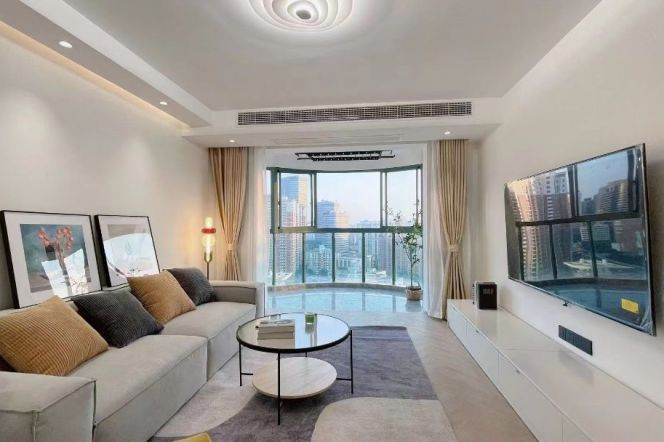 modern 2brs floor heating nice view in central Zhong shan park su zhou river line 2,3,4