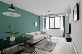 Nice & quiet one bedroom Apt +dryer+oven 2mins to L2/4Zhongshan Park