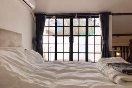 1 br near L2/L7/L14 jing'an temple station+floor heating+terrace