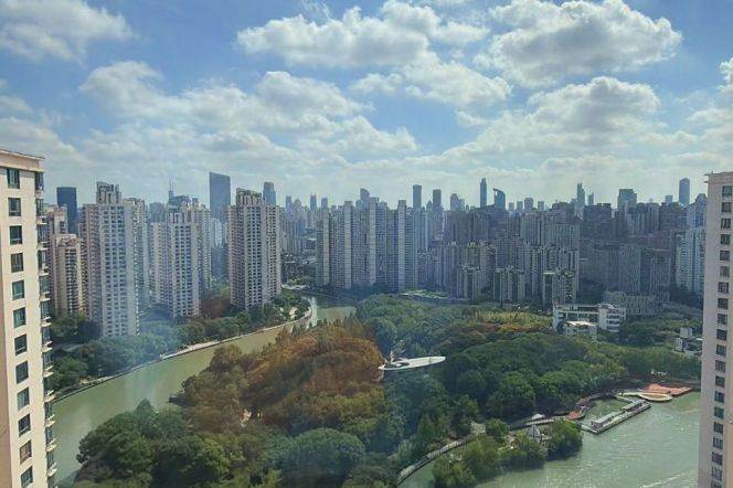 modern 3brs floor heating beautiful river view open kitchen near line 3,4 Su zhou river 21K