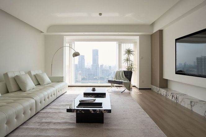 Brand new decoration 3brs with floor heating in Gu bei 