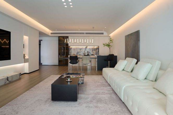 Brand new decoration 3brs with floor heating in Gu bei 