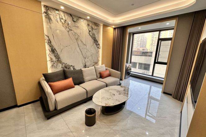 1BR with elevator near line 1/9/11 and Jiao'tong University can long and short lease