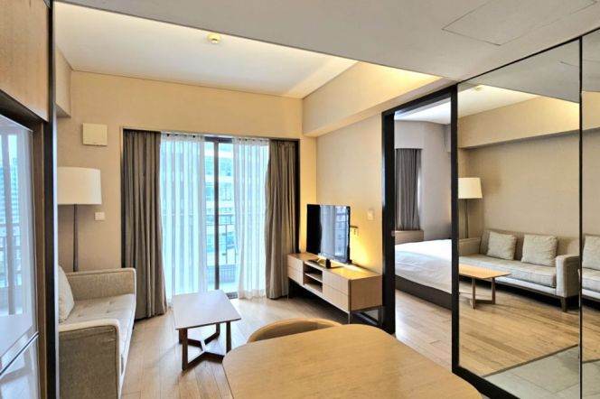 1b1b service apt in Huangpu District Near Dashijie Station(Line 8/14)