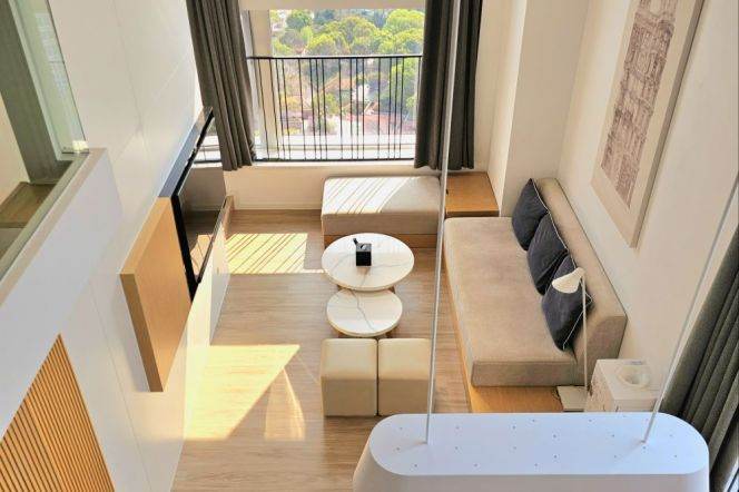 2 Br +3bathroom Loft service apt in Hongkou District Near North Sichuan Rd(Line 10)