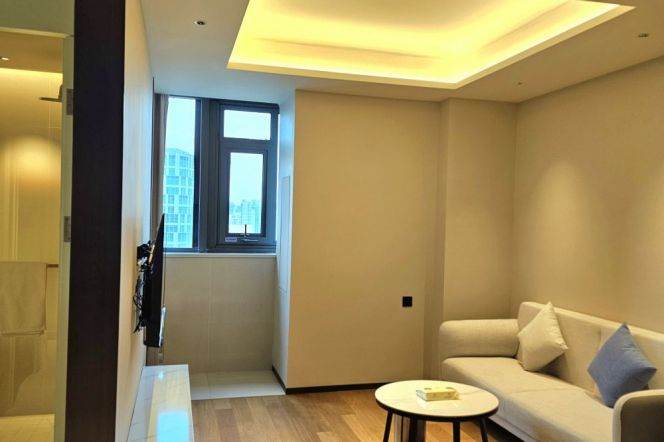 1br service apt in Jing'an District Near Zhongxing Rd (Line 8)