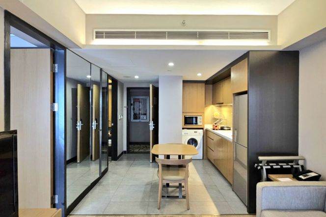 1b1b service apt in Huangpu District Near Dashijie Station(Line 8/14)