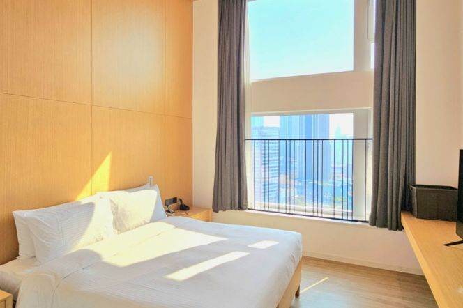 2 Br +3bathroom Loft service apt in Hongkou District Near North Sichuan Rd(Line 10)