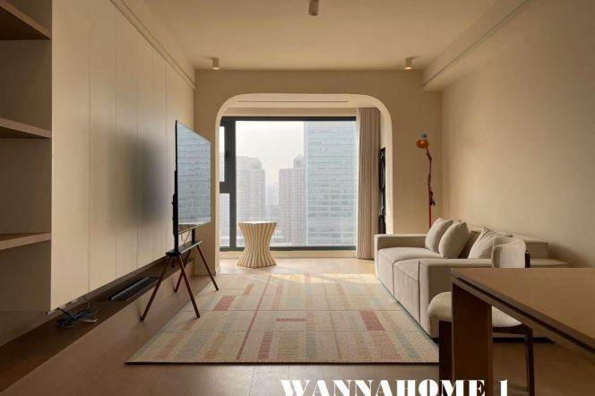 Spacious&Bright 2Bdrs 2Baths Apt+Awesome View+Great Compound+L1 Xin Zha Rd+People's Square