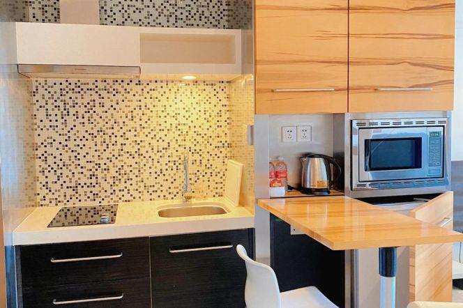 Elevator 1BR-Short rent-Duplex Room - 3 minutes to Line 7 - Langao Road