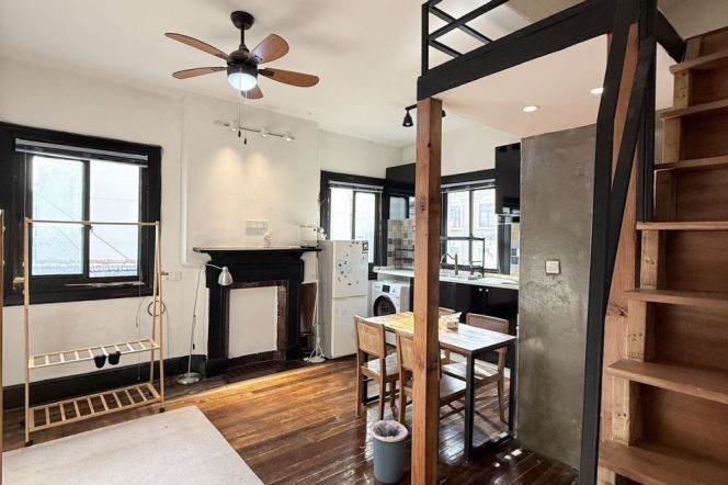 1br-Loft- 2 minutes to line 10/13 - Xintiandi