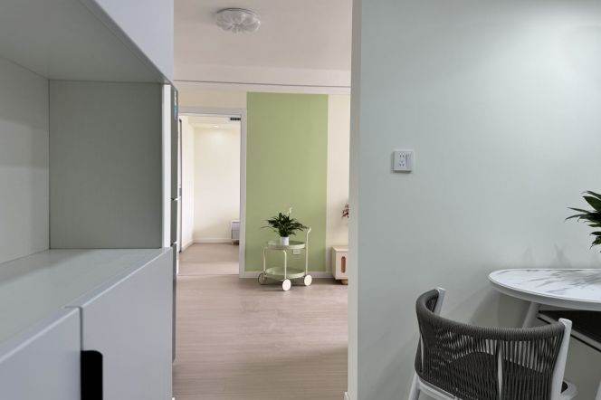 Modern 1BR Apt 80Sqm +Cloakroom / Zhong Shan Park /Sapcious 1Br + elevator 9K