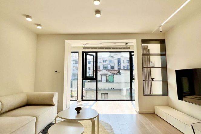 modern 2brs floor heating modern furniture near Wu kang road Jiao tong university 22K