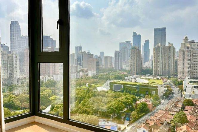 Shanghai Natural History Museum/Xinzha Rd metro/2br2bt/central AC/floor heat/oven