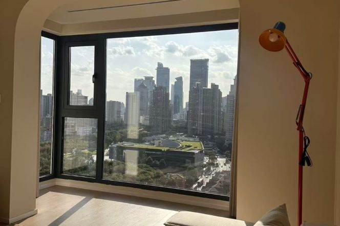 Shanghai Natural History Museum/Xinzha Rd metro/2br2bt/central AC/floor heat/oven