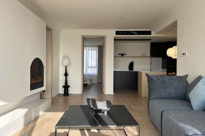 165 sqm 3 br modern Apt &floor heating &open kitchen &balcony/Xinhua rd 22K