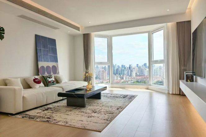 modern 3brs floor heating nice view modern furniture in Zhong shan park line 2,3,4