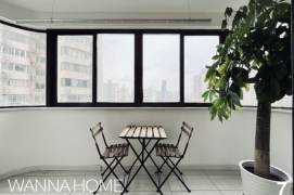 Attractive Walk-in Closet/Jiangsu Rd MT/Balcony/Huge Living+Dining/Heater/Cozy2br