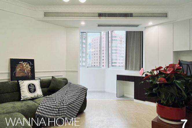 Exquisite Renovation/Zhongshan Park/Balcony/Brand New/Walk-in Closet/Cozy2br