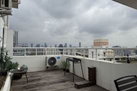 Big terrace 2BR 1BA / High floor /Great compound  /Good view