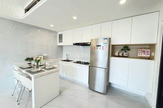 modern big 1 bedroom floor heating open kitchen near Yu yuan line 10,14 only 12.8K